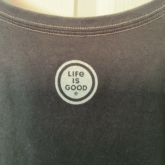 Life is Good Navy V-Neck Crusher Tee - Picture 8 of 11